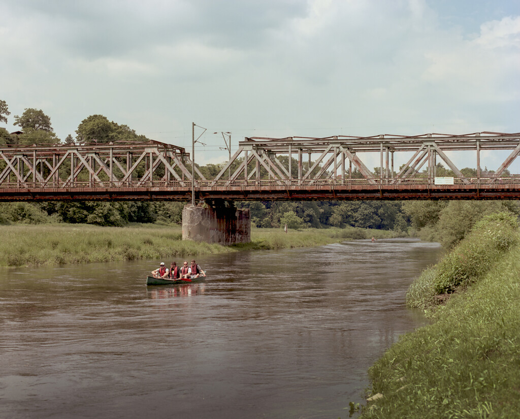 Canoe at Eisenbahnbrücke Hattingen