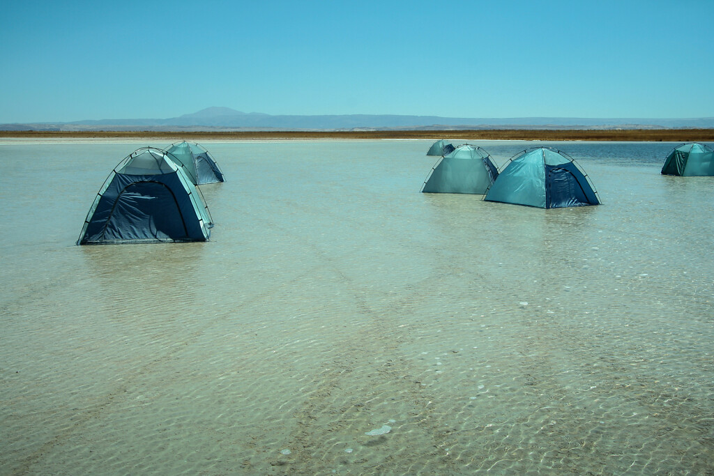 Floating tents